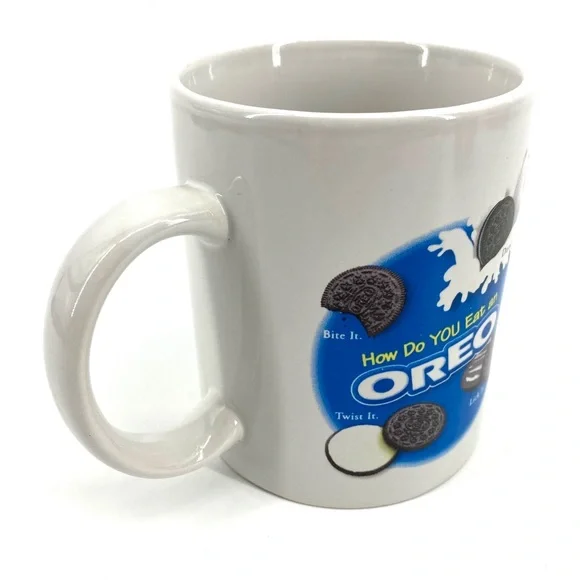 Vintage Oreo How To Eat Nabisco Coffee Mug - Picture 4 of 7